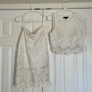 Lulus Two Piece Lace Dress
